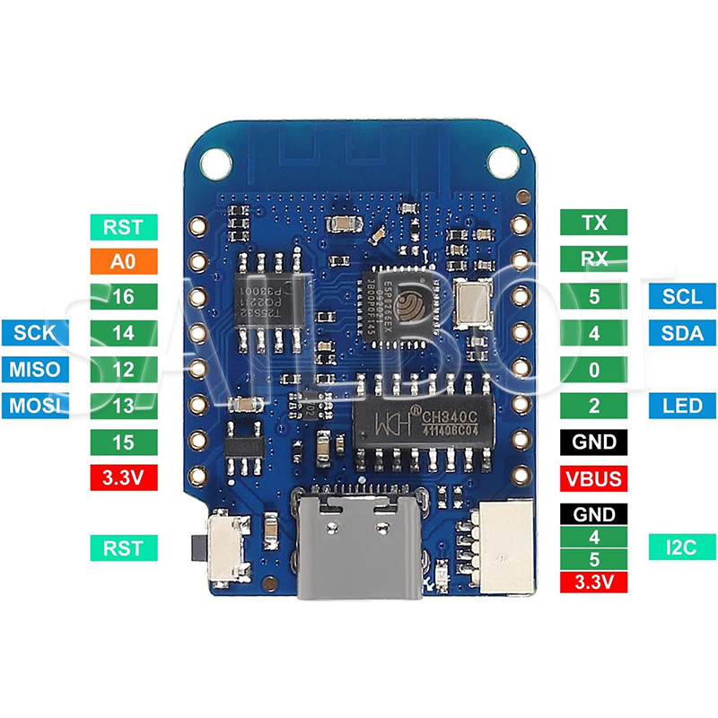 1-10 قطعة WeMos D1 Mini ESP826 - مراجعة Wemos D1 Mini وسعره