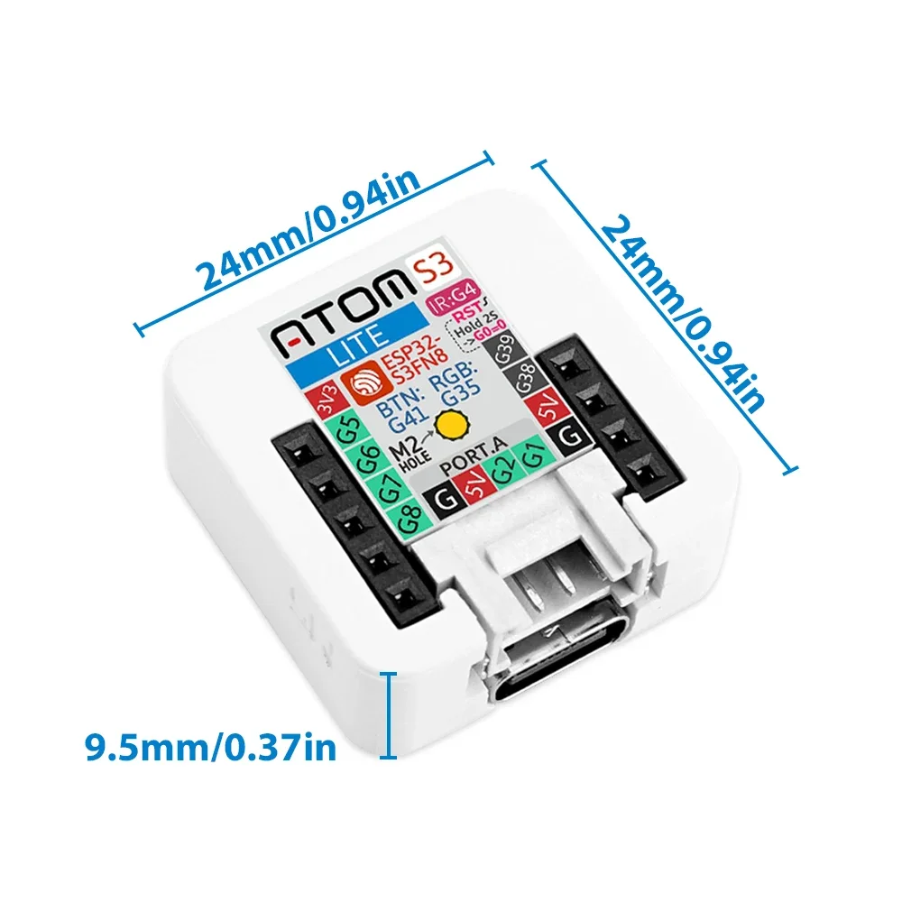 لوحة تطوير M5Stack AtomS3-Lite - مراجعة Doit Esp32 وسعره