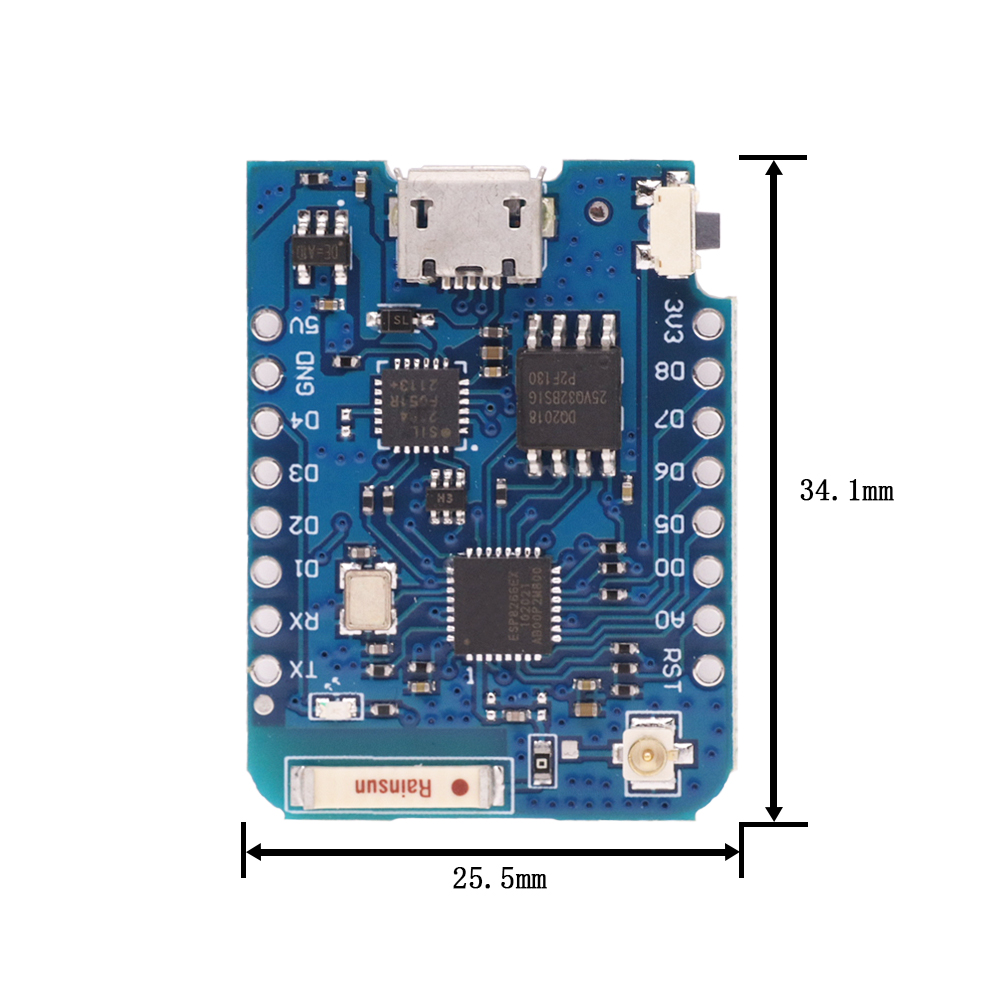 لوحة تطوير WeMos D1 Mini Pro V - مراجعة Wemos D1 Mini وسعره