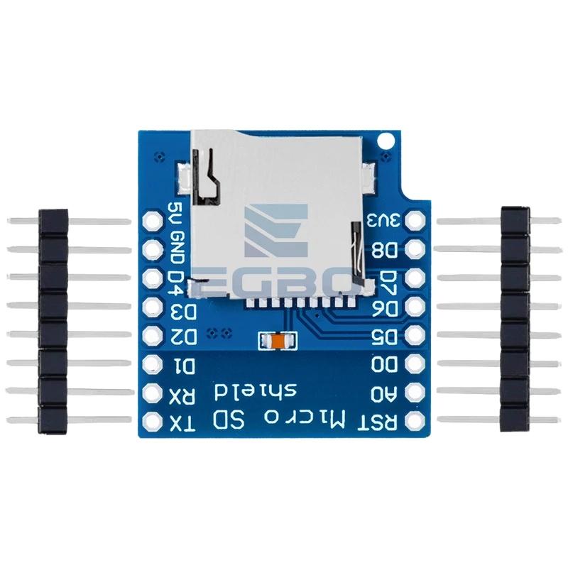 وحدة توسيع ذاكرة بطاقة Micro S - مراجعة Wemos D1 Mini وسعره