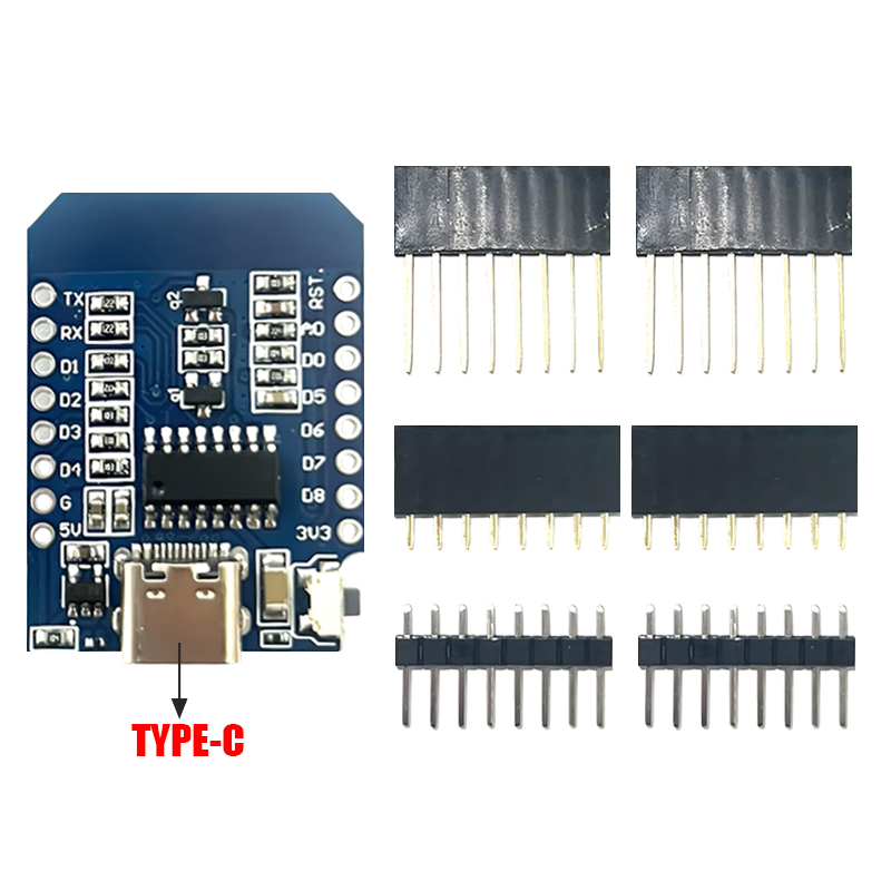 XCW WeMos D1 Mini TYPE-C/Micro - مراجعة Wemos D1 Mini وسعره