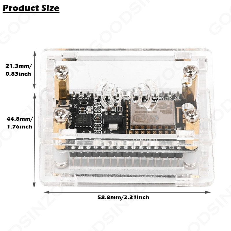 طقم علبة أكريليك لـ ESP32 Node - مراجعة Nodemcuv2 وسعره
